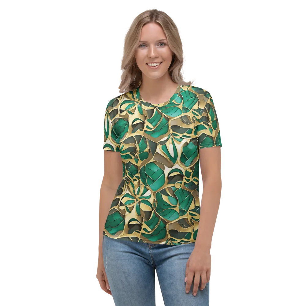 Jade Canopy on Women's Crew Neck T-Shirt — Front