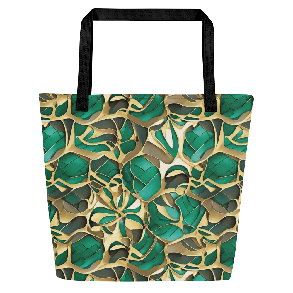 Jade Canopy on Large Tote Bag W/ Pocket — Front