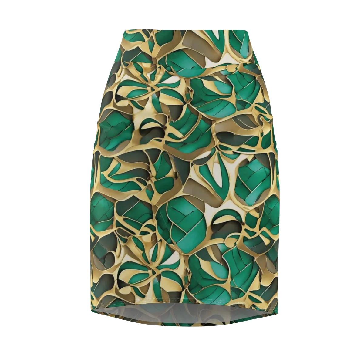 Jade Canopy on Pencil Skirt — Front