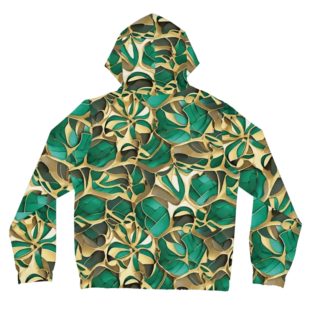 Jade Canopy on Women's Full-Zip Hoodie — Back