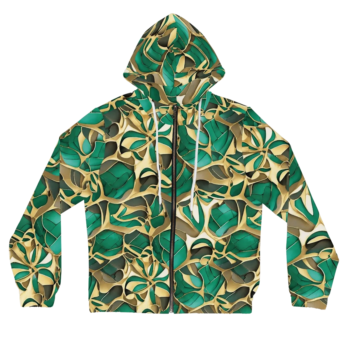 Jade Canopy on Women's Full-Zip Hoodie — Front