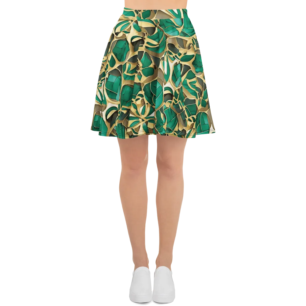 Jade Canopy on Skater Skirt — Front