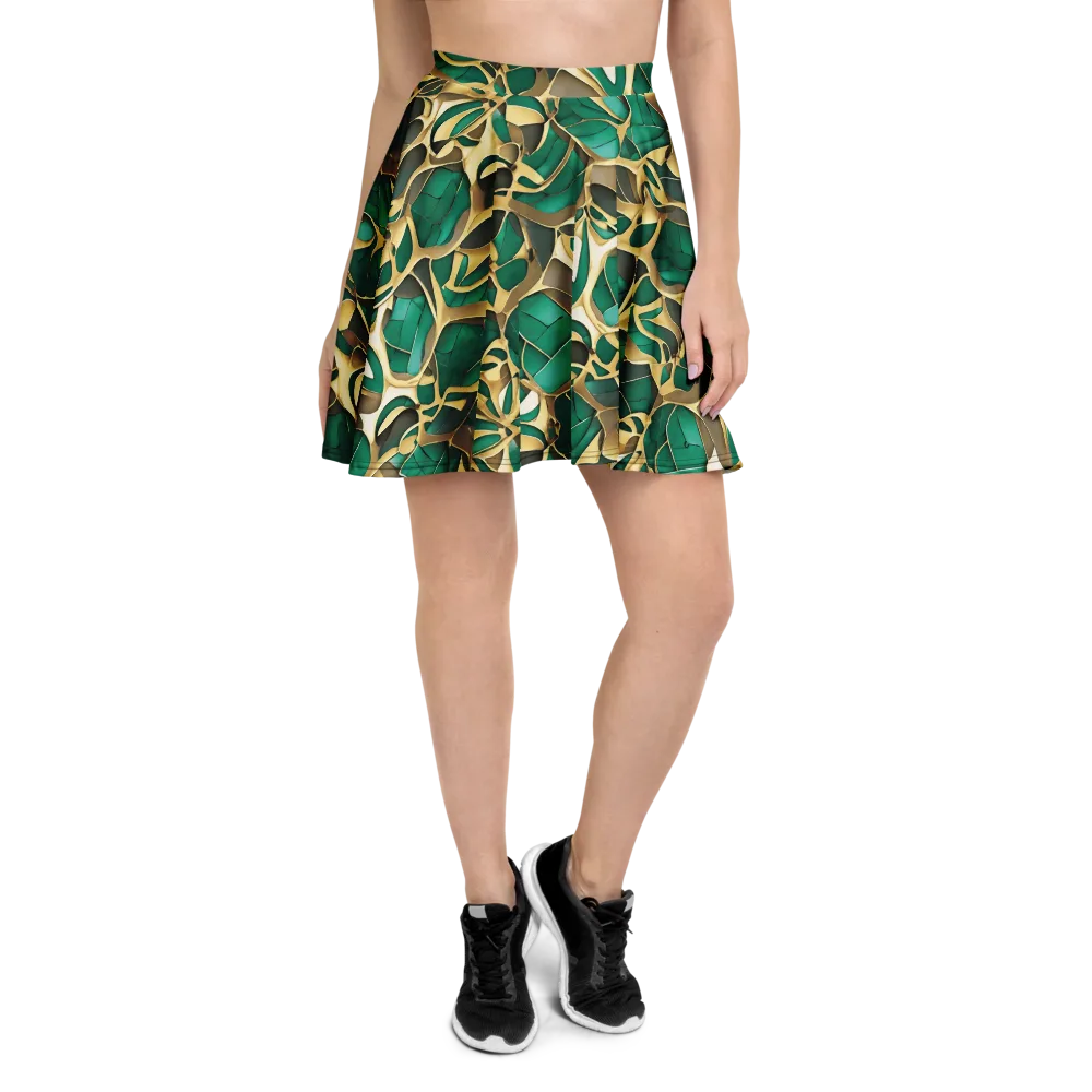 Jade Canopy on Skater Skirt — Front