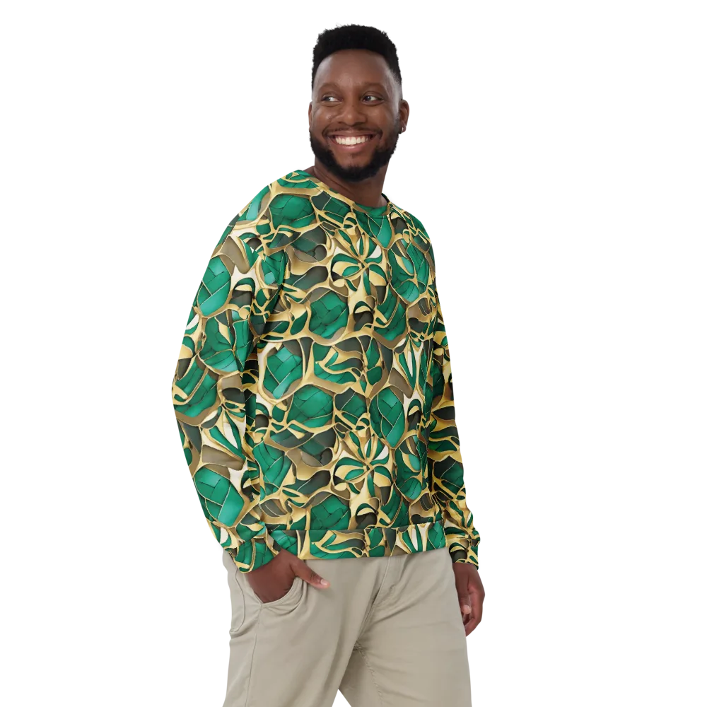 Jade Canopy on Sweatshirt — Front