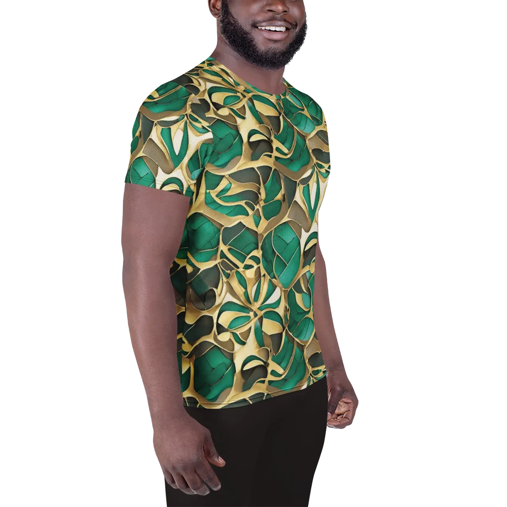 Jade Canopy on Men's Athletic T-Shirt — Right