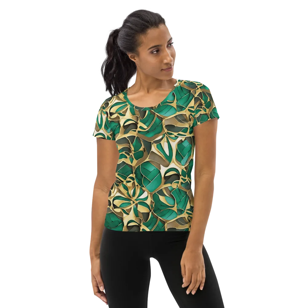 Jade Canopy on Women's Athletic T-Shirt — Front