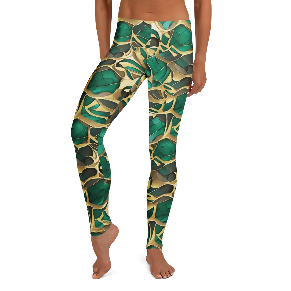 Jade Canopy on Leggings — Front