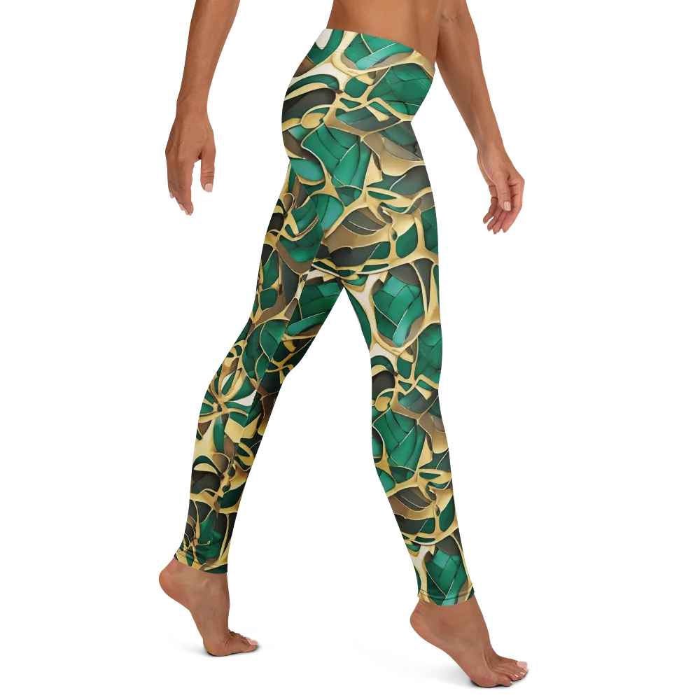 Jade Canopy on Leggings — Right
