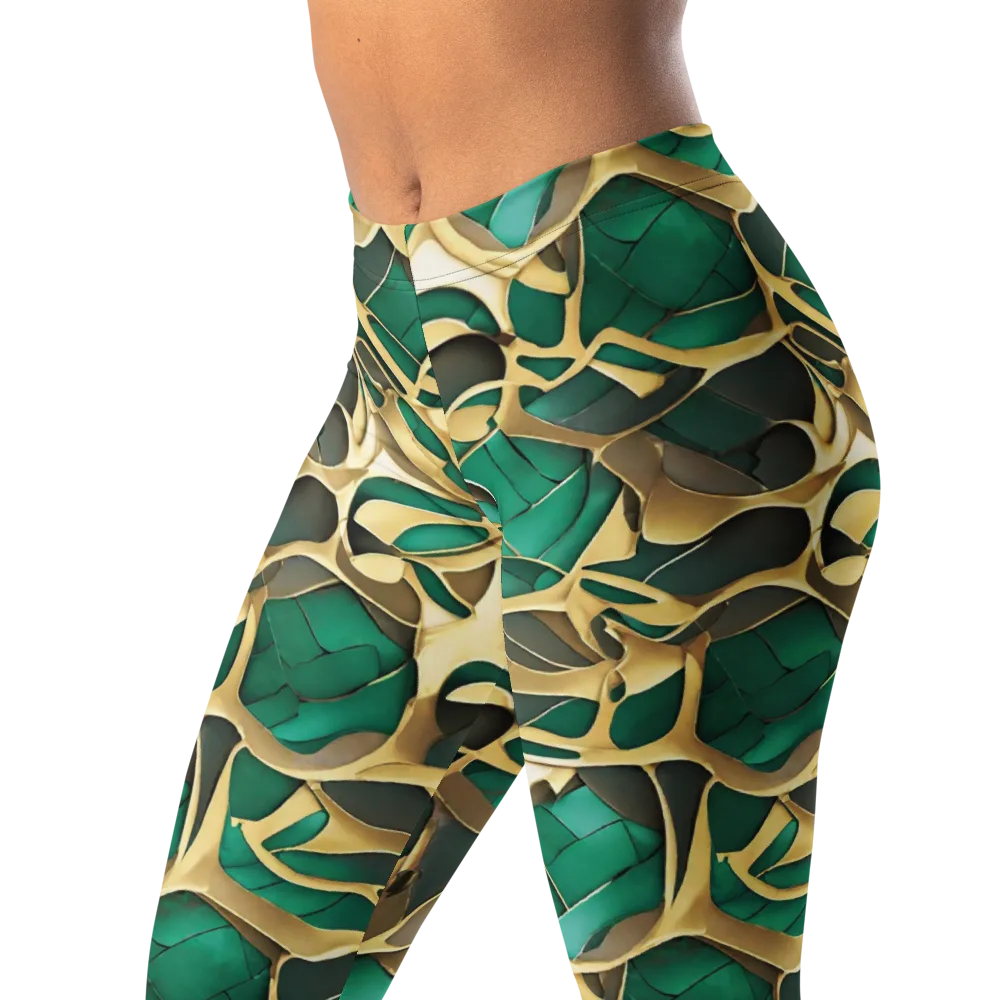 Jade Canopy on Leggings — Left Front