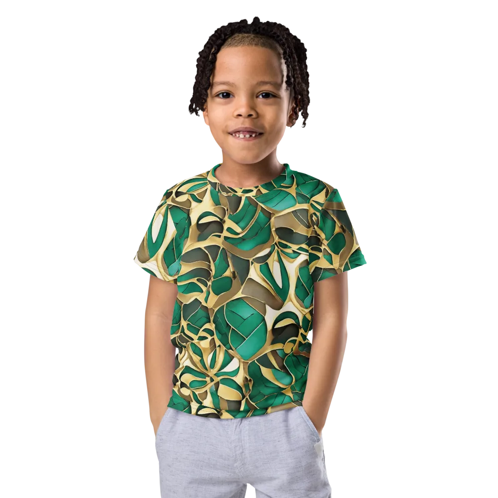 Jade Canopy on Kids Crew Neck T-Shirt — Front