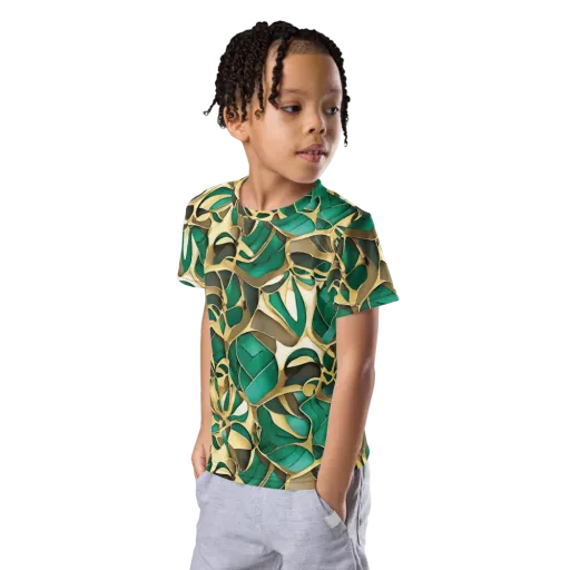 Jade Canopy on a Kids Crew Neck T-Shirt