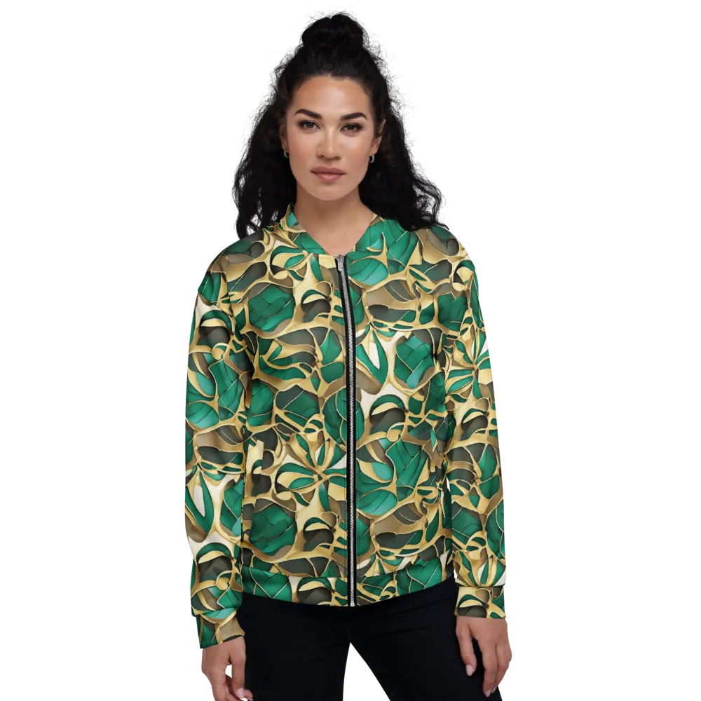 Jade Canopy on Bomber Jacket — Front