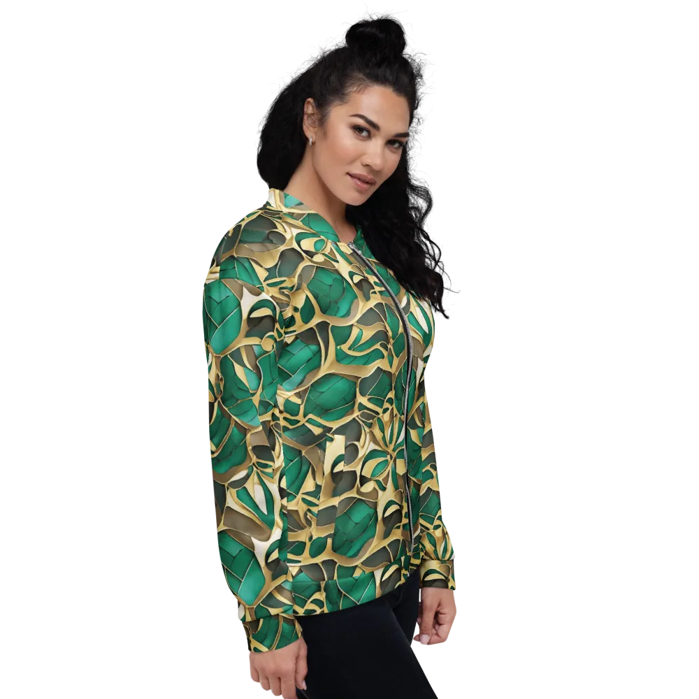 Jade Canopy on Bomber Jacket — Right
