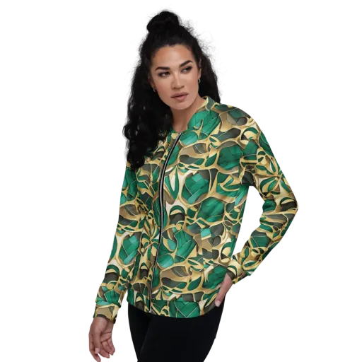 Jade Canopy on a Bomber Jacket