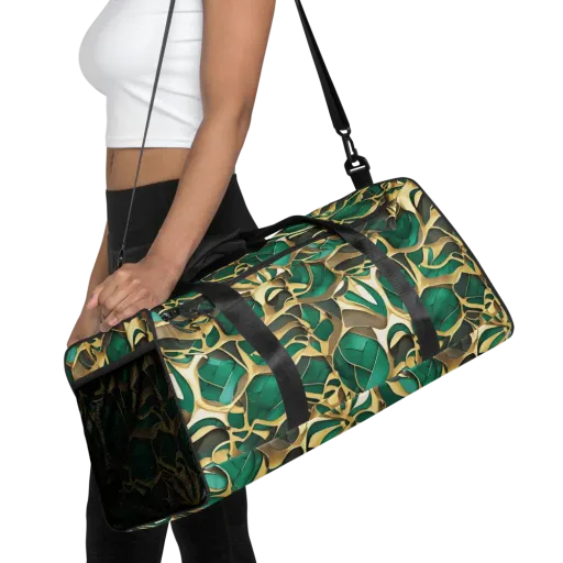 Jade Canopy on a Duffle Bag
