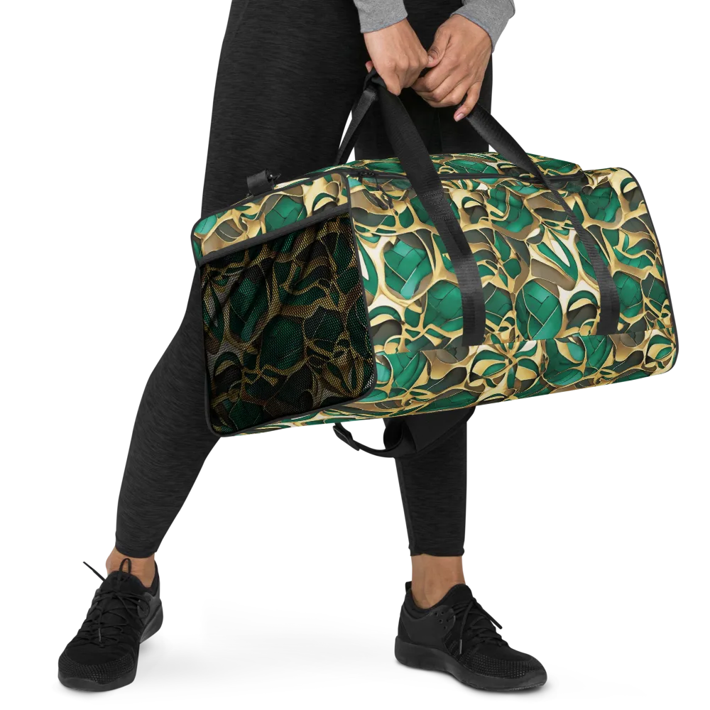 Jade Canopy on Duffle Bag — Right Front