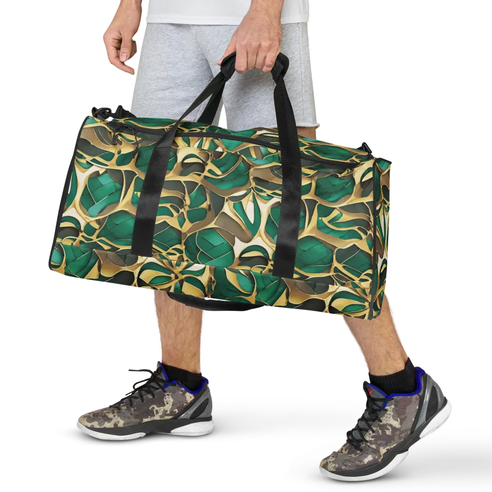 Jade Canopy on Duffle Bag — Front