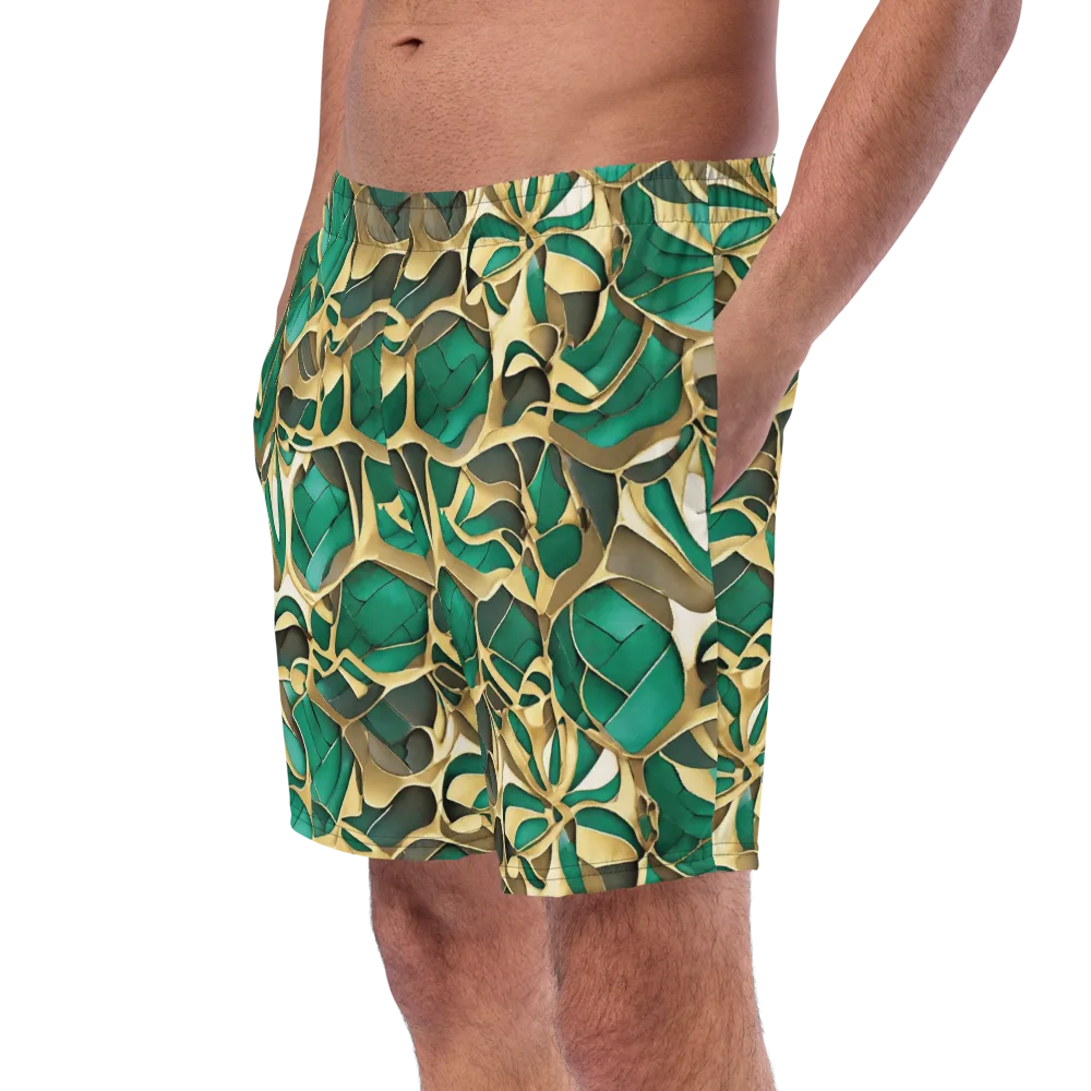 Jade Canopy on Swim Trunks — Left Front