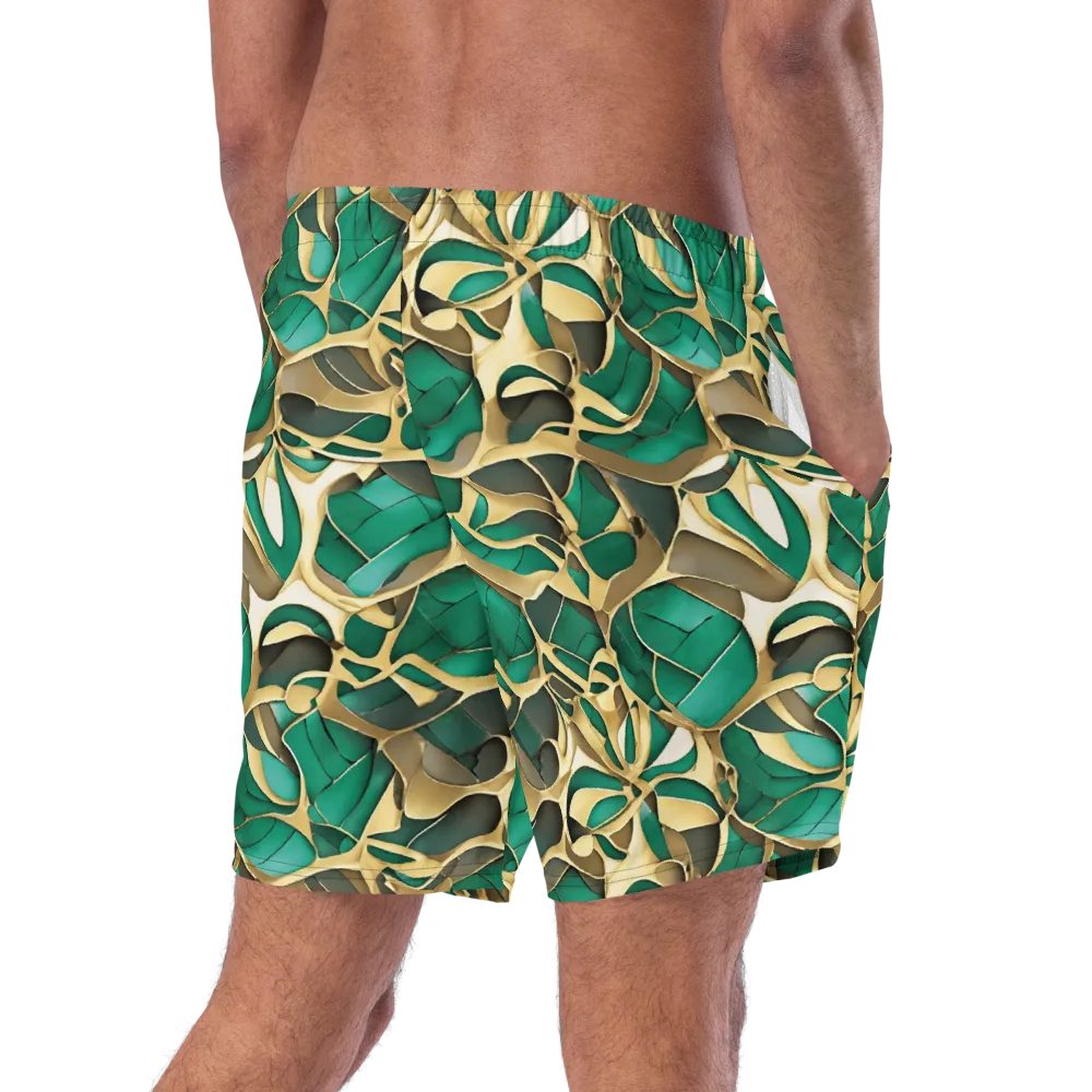 Jade Canopy on Swim Trunks — Right Back