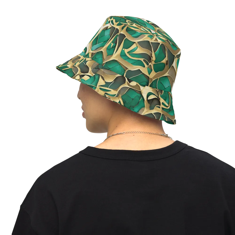 Jade Canopy on Reversible Bucket Hat — Back Inside