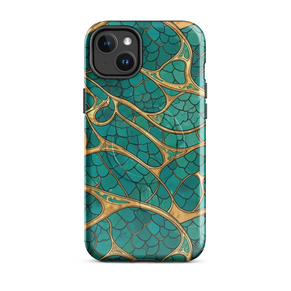 Mermaid Trellis on MagSafe Tough Case for iPhone® — Front
