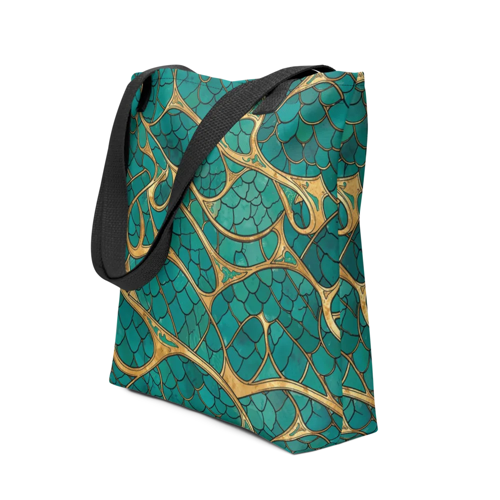 Mermaid Trellis on Tote Bag — Front