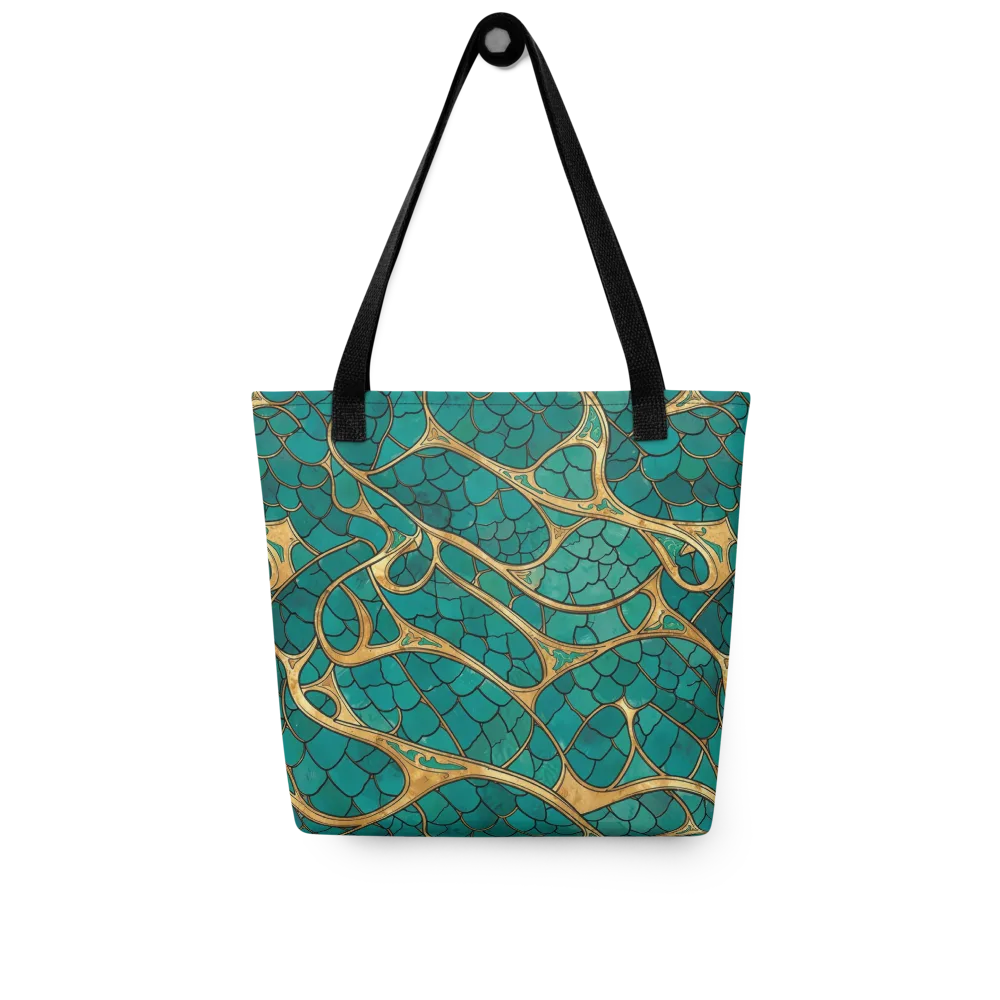 Mermaid Trellis on Tote Bag — Front