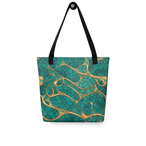 Mermaid Trellis on a Tote Bag