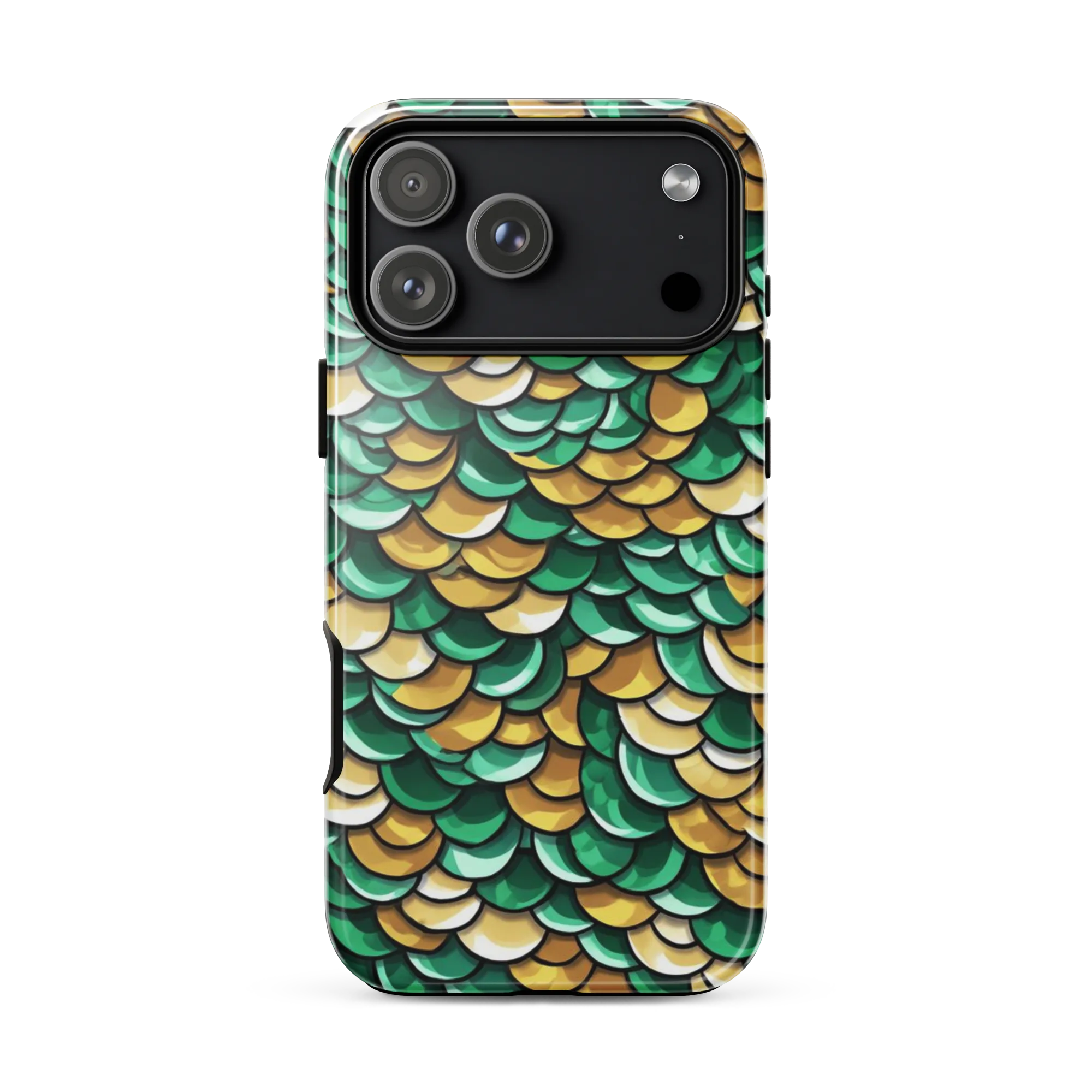 Jade Gilded Scales on Tough Case for iPhone® — Front