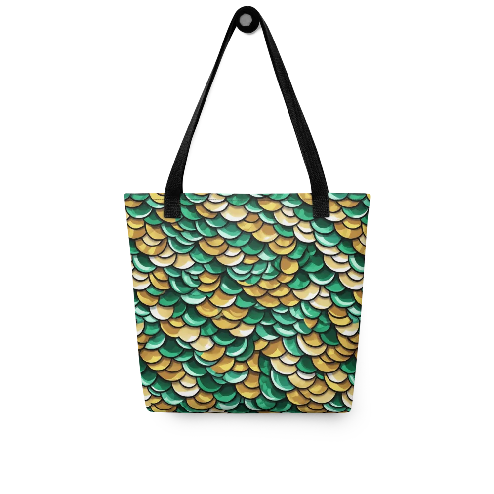 Jade Gilded Scales on Tote Bag — Front