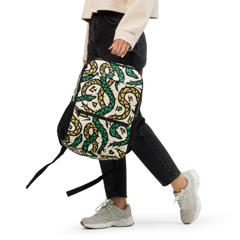 Emerald Coil on Utility Backpack — Front