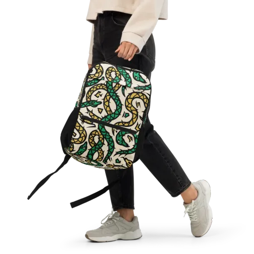 Emerald Coil on a Utility Backpack