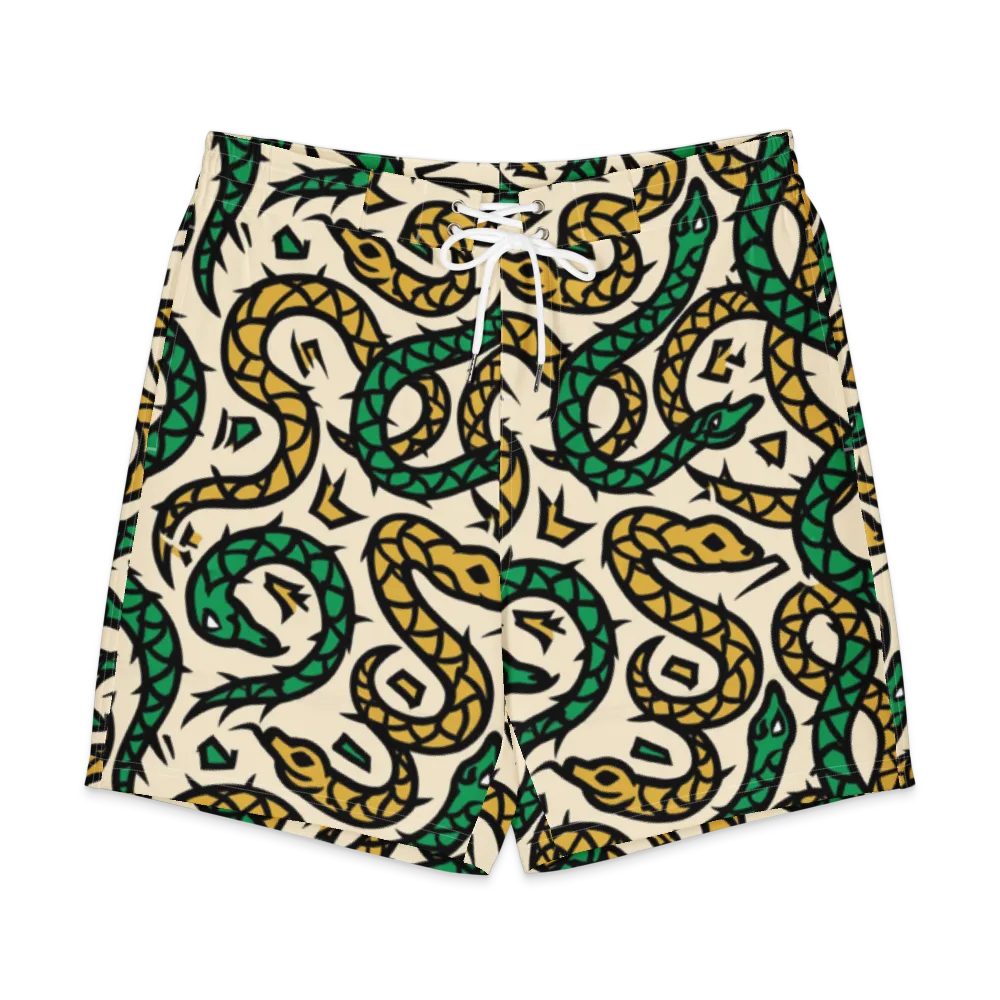 Emerald Coil on Men's Board Shorts — Front