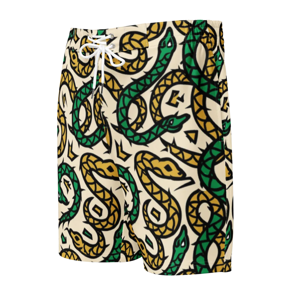 Emerald Coil on Men's Board Shorts — Front