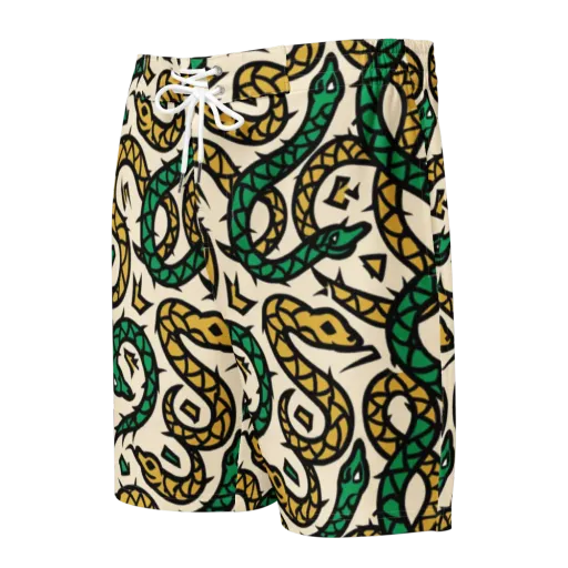 Emerald Coil on a Men's Board Shorts
