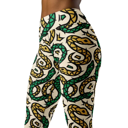 Emerald Coil on a Yoga Leggings