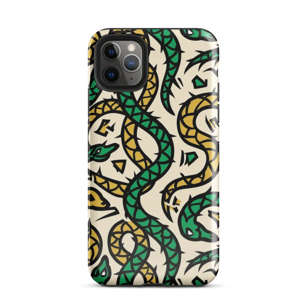 Emerald Coil on Tough Case for iPhone® — Front