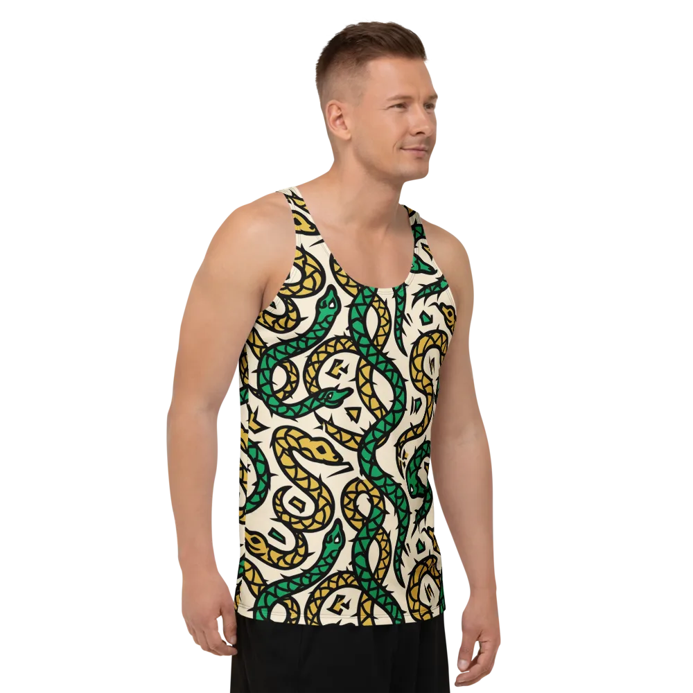 Emerald Coil on Men's Tank Top — Right Front
