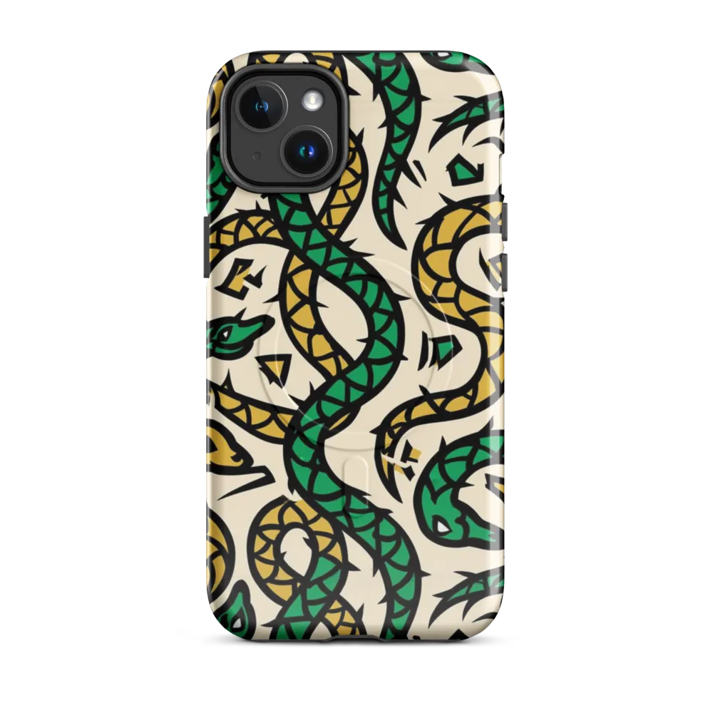 Emerald Coil on MagSafe Tough Case for iPhone® — Front