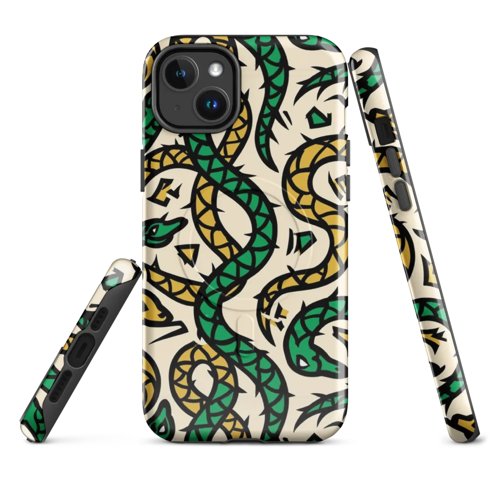 Emerald Coil on MagSafe Tough Case for iPhone® — Front