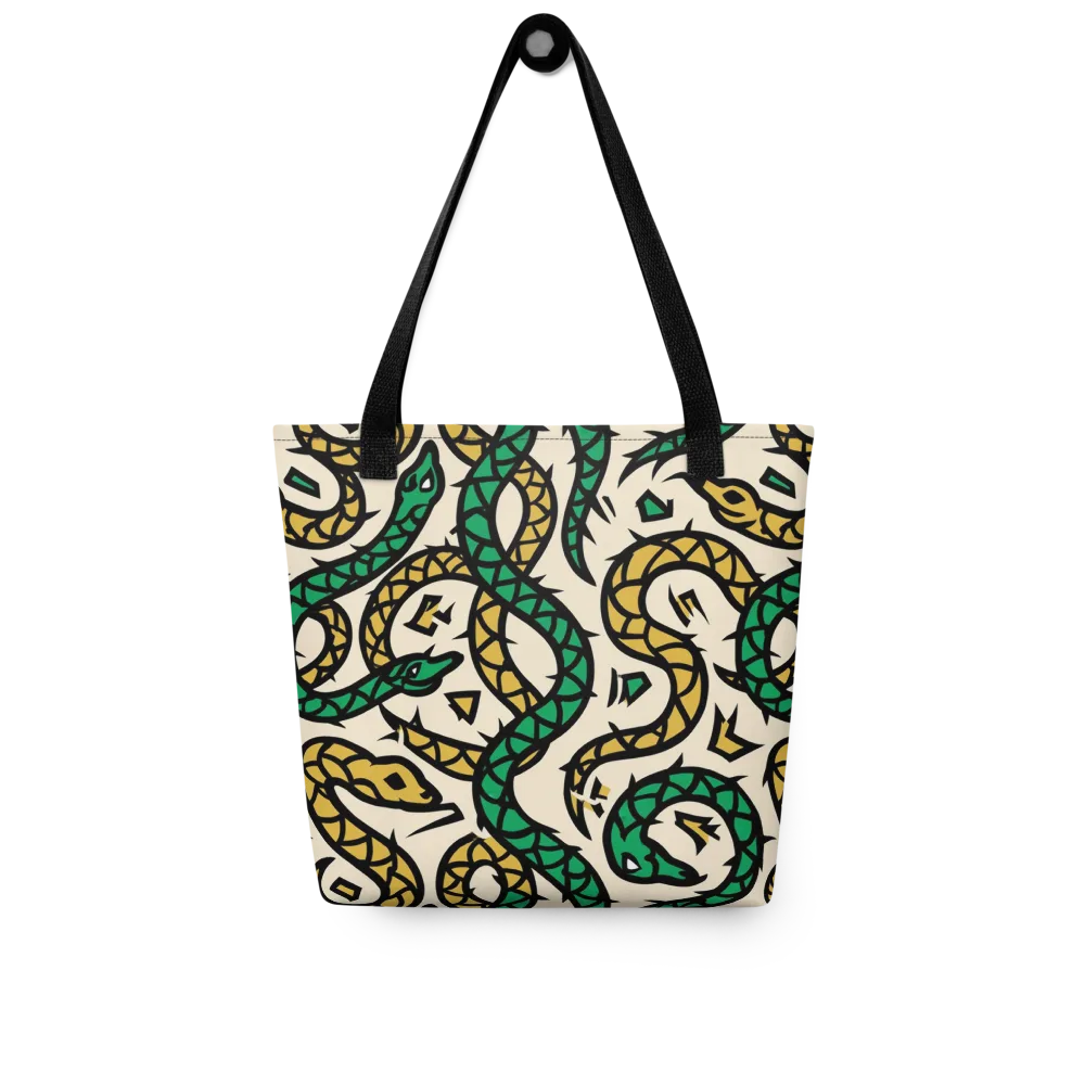 Emerald Coil on Tote Bag — Front