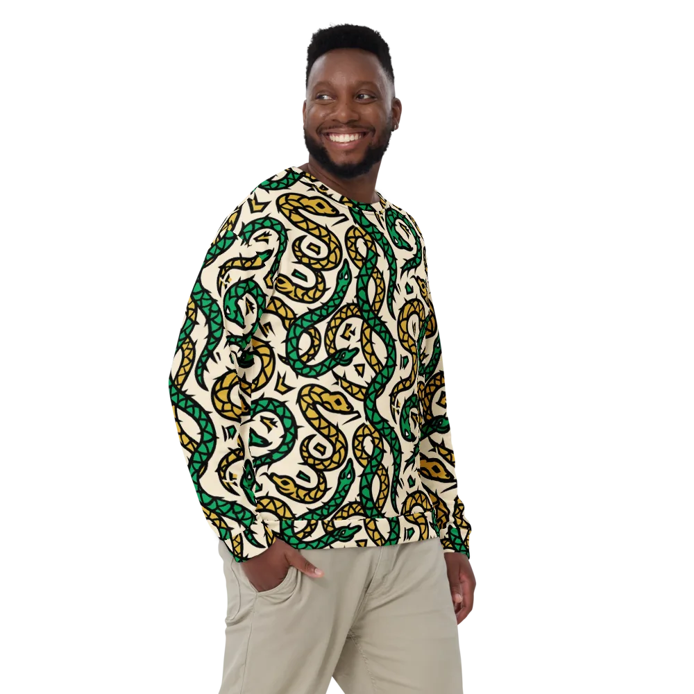 Emerald Coil on Sweatshirt — Front