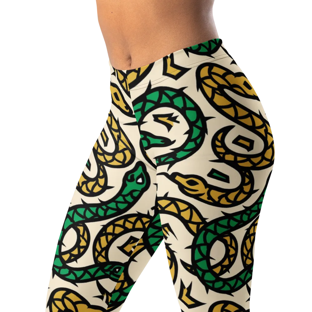 Emerald Coil on Leggings — Left Front