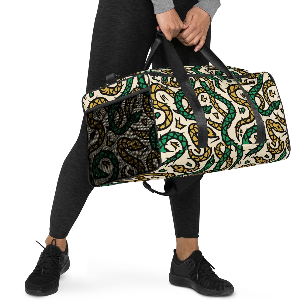 Emerald Coil on Duffle Bag — Right Front