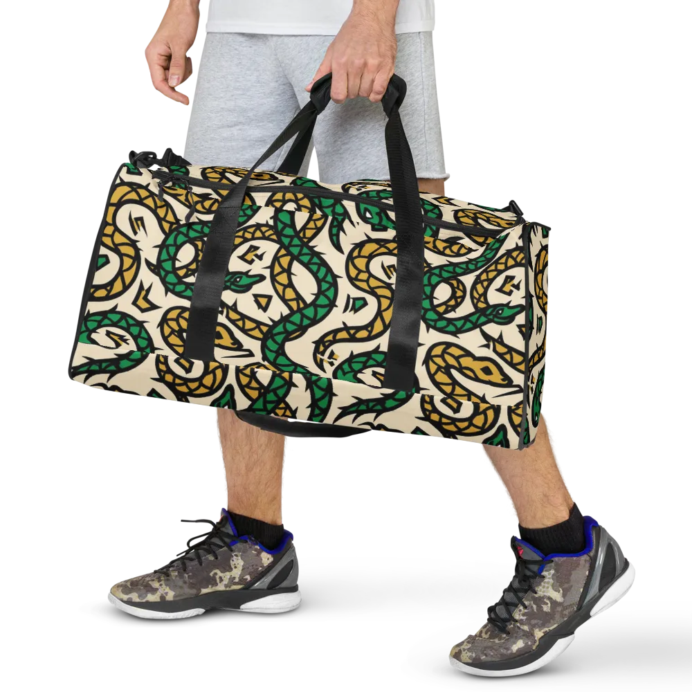Emerald Coil on Duffle Bag — Front