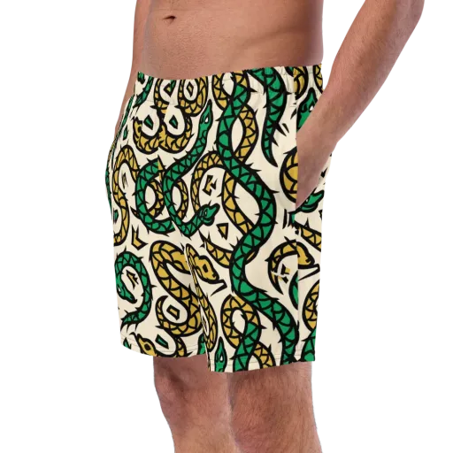 Emerald Coil on a Swim Trunks