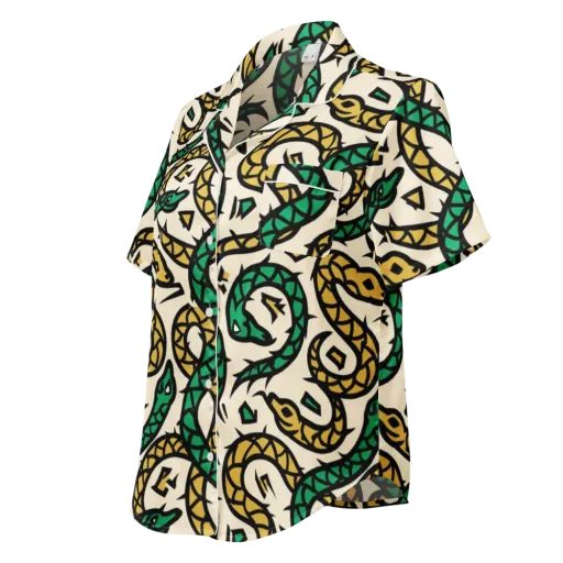 Emerald Coil on a Women's Short Sleeve Pajama Top