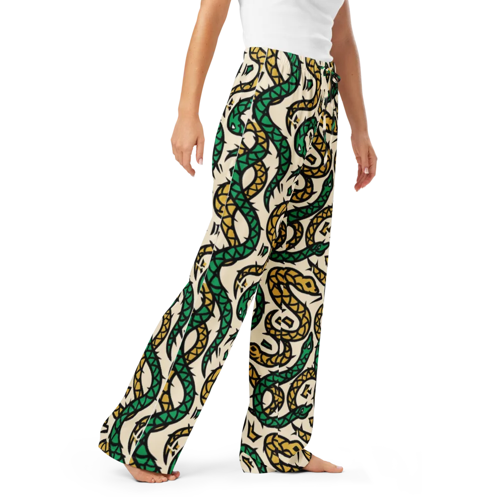 Emerald Coil on Women's Pajama Pants — Right Front