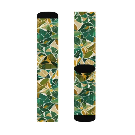 Olive Prism on a Socks