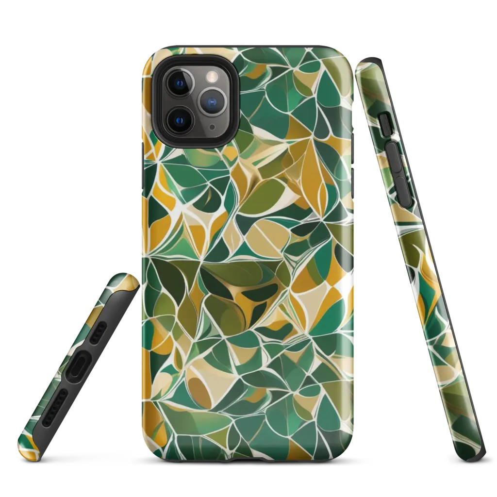 Olive Prism on Tough Case for iPhone® — Front